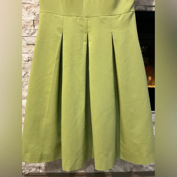 Sharagano size 4 A-Line light green dress - Picture 5 of 11